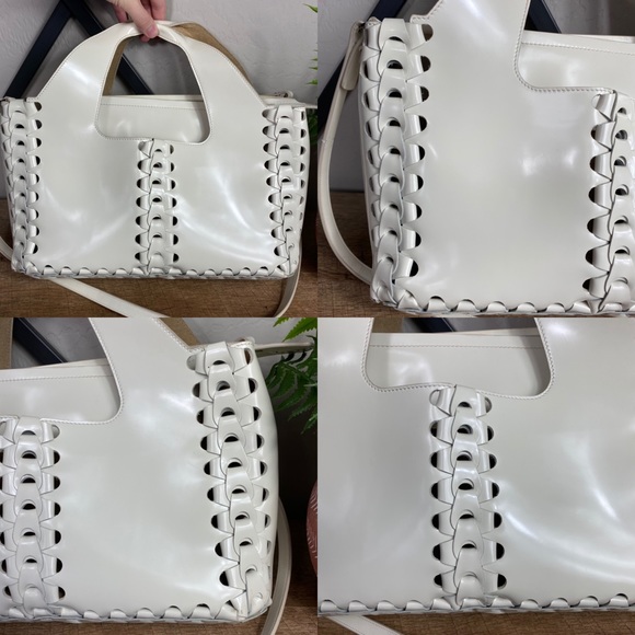 SOLD The Row Two For One 12 Braided Leather Tote - Picture 7 of 16